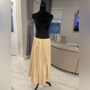 COS voluminous pleated midi maxi skirt US 6